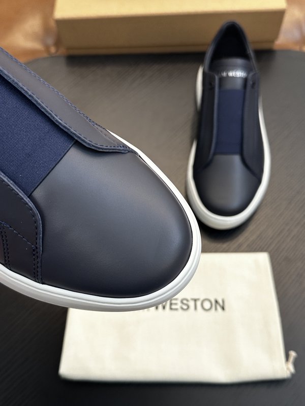 J.M. Weston 클래식 남성 레이스업 스니커즈 001-286845
