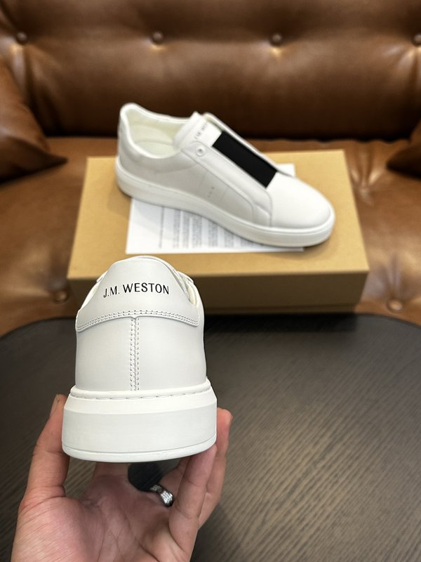 J.M. Weston 클래식 남성 레이스업 캐주얼 운동 001-286848