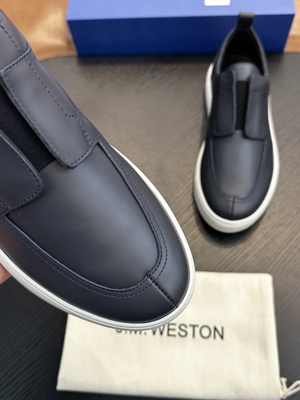 J.M. Weston 클래식 남성 레이스업 스니커즈 001-286850