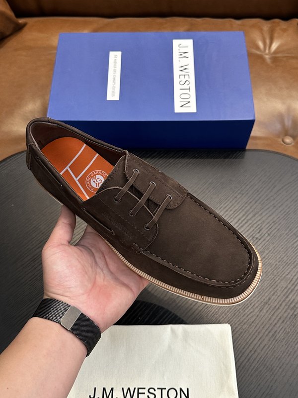 J.M.Weston 남성 레이스업 캐주얼 스니커즈 001-286876