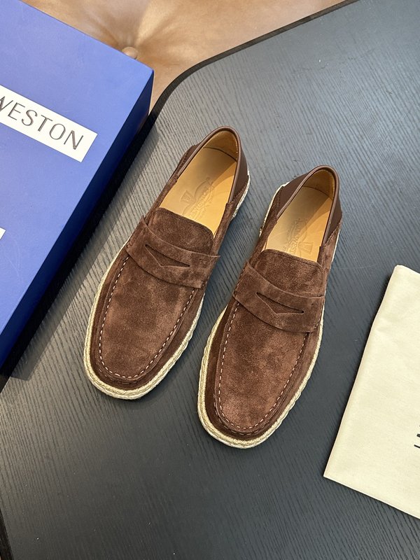 J.M. WESTON 남성 클래식 스니커즈 001-286883