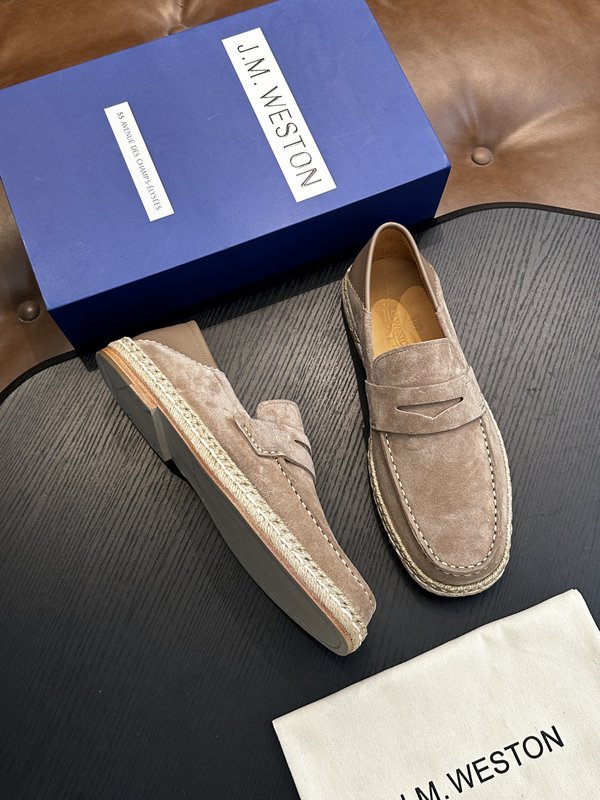 J.M. Weston 클래식 남성 레이스업 캐주얼 스니 001-286884