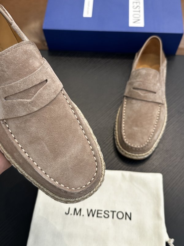 J.M. Weston 클래식 남성 레이스업 캐주얼 스니 001-286884