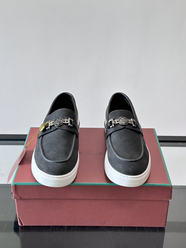 LP Loro Piana 스웨이드 로퍼 001-286908