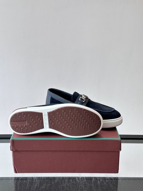 Loro Piana Summer Walk 스웨이드 로퍼 001-286911