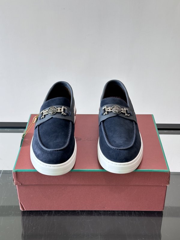 Loro Piana Summer Walk 스웨이드 로퍼 001-286911