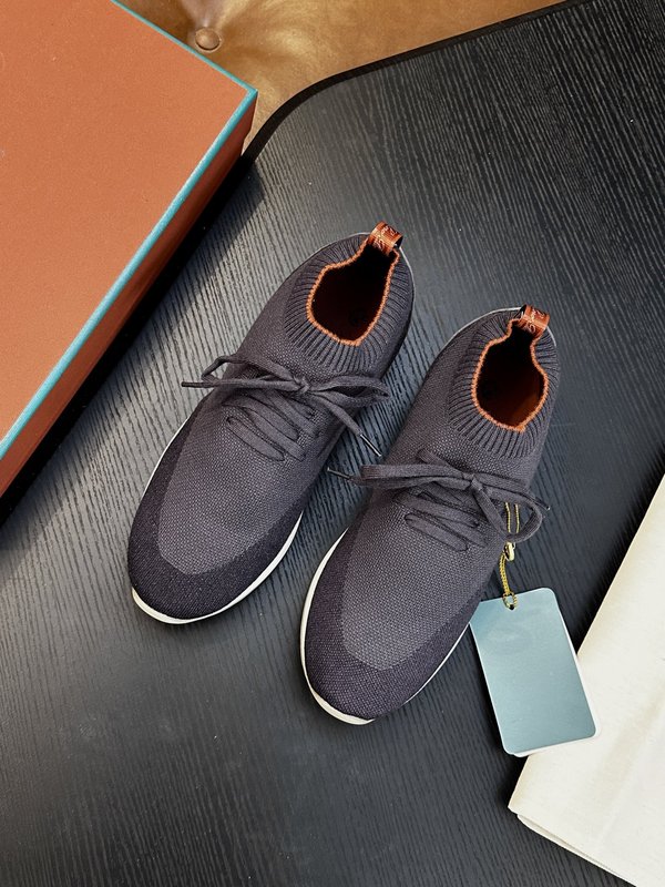Loro Piana 공식 홈페이지 동일 니트 운동화 001-286921