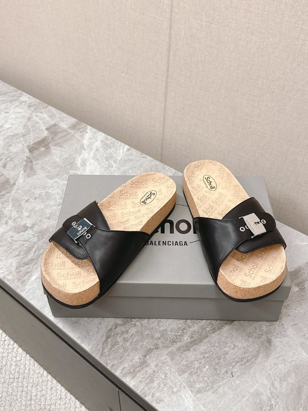 발렌시아가 X Scholl 콜라보 코르크 밑창 비르켄 001-286964