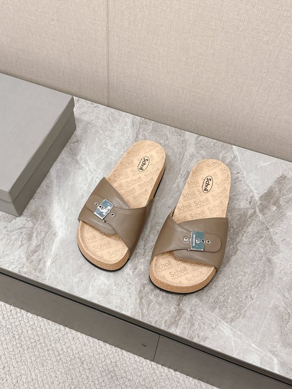 발렌시아가 X Scholl 콜라보 코르크 밑창 버켄 슬 001-286965