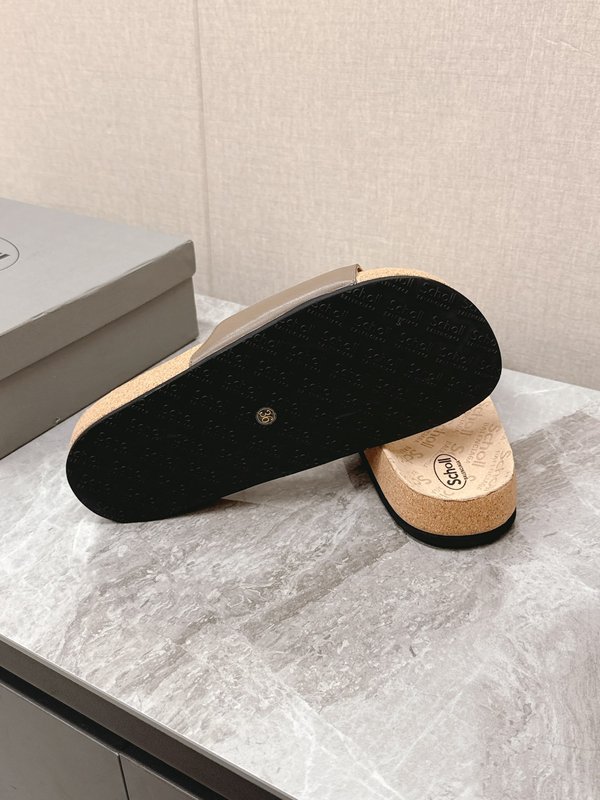발렌시아가 X Scholl 콜라보 코르크 밑창 버켄 슬 001-286965