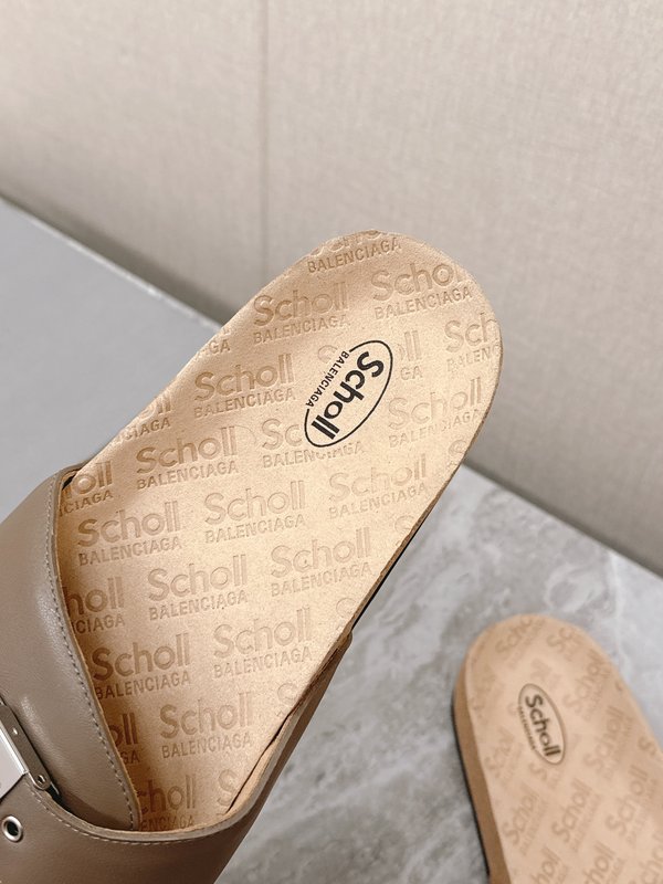 발렌시아가 X Scholl 콜라보 코르크 밑창 버켄 슬 001-286965