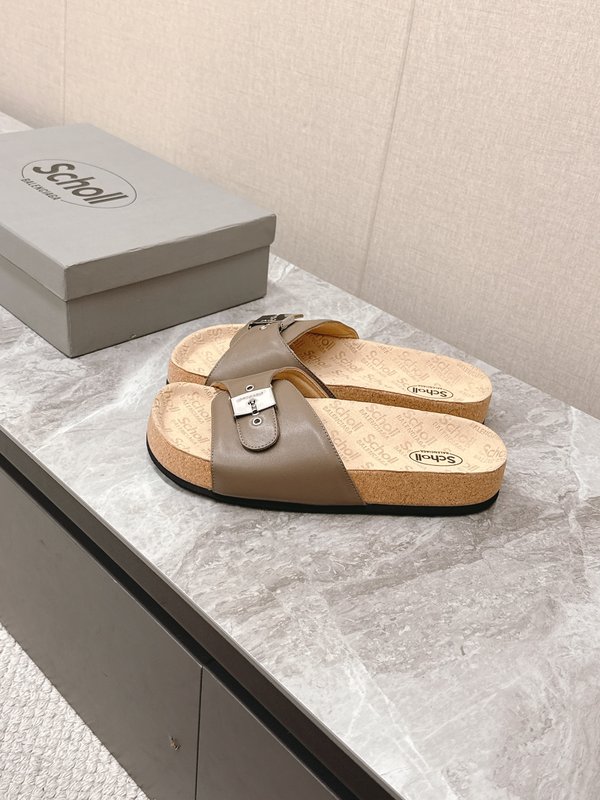 발렌시아가 X Scholl 콜라보 코르크 밑창 버켄 슬 001-286965