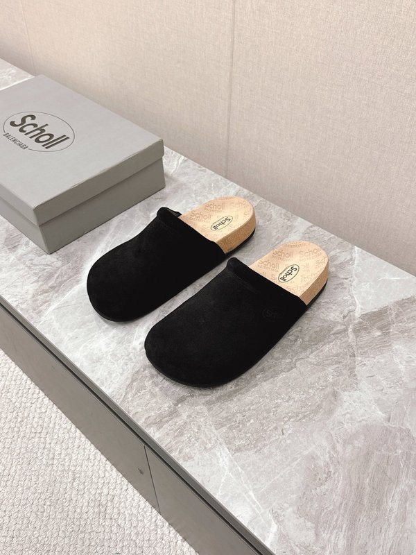 발렌시아가 숄 콜라보 코르크 밑창 슬리퍼 001-286968
