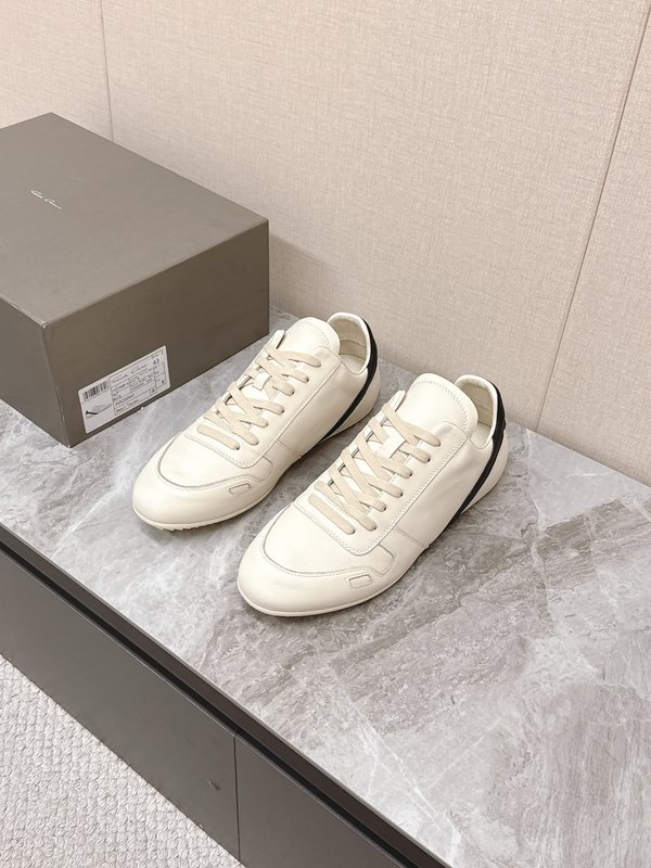Rick Owens 커플 레트로 슬림 밑창 데치니 운동 001-287026