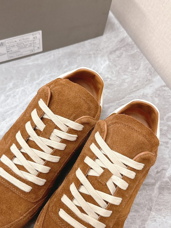 Rick Owens 커플 레트로 독일군화 얇은 밑창 신 001-287027