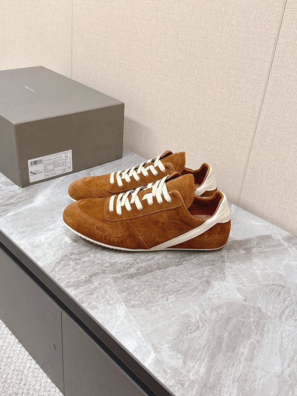 Rick Owens 커플 레트로 독일군화 얇은 밑창 신 001-287027