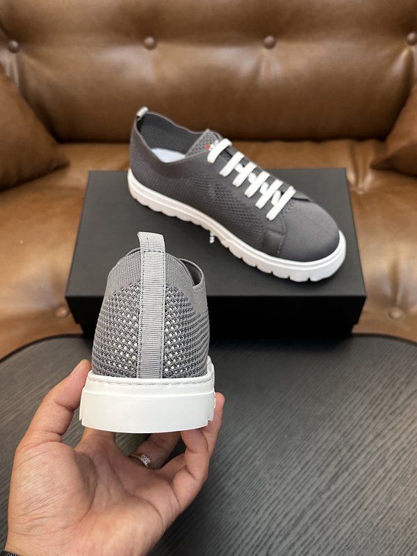 Kiton 남성 니트 소재 운동화 001-287093