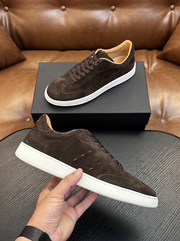 Kiton 소가죽 남성 운동화 001-287096