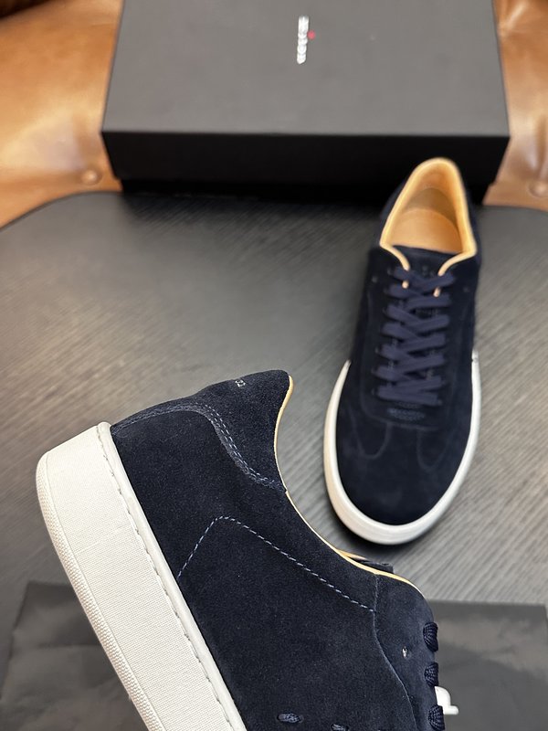 Kiton 송아지가죽 남성 스니커즈 001-287097