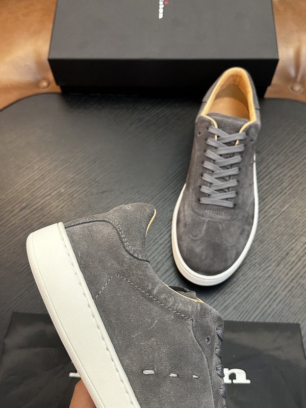 Kiton 남성 소가죽 운동화 001-287098