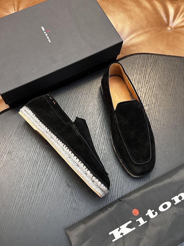 Kiton 남성 소가죽 운동화 오리지널 밑창 1:1 001-287100