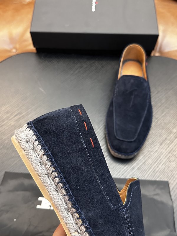 Kiton 남성 소가죽 스니커즈 001-287101