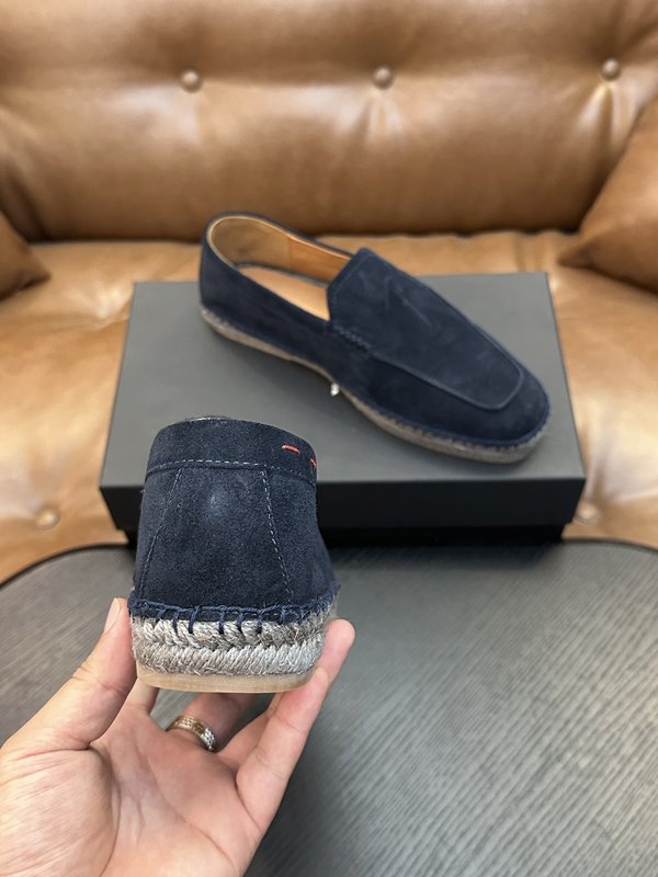 Kiton 남성 소가죽 스니커즈 001-287101