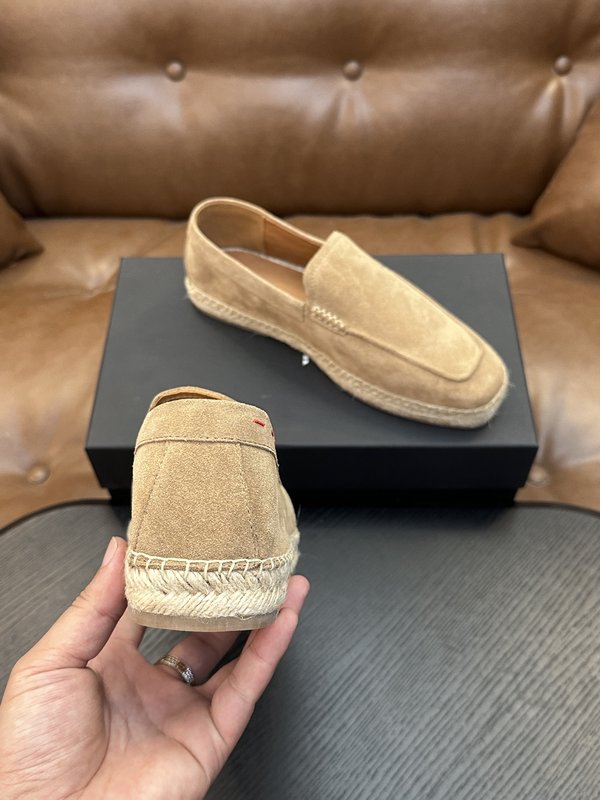 Kiton 남성 송아지 가죽 운동화 001-287105