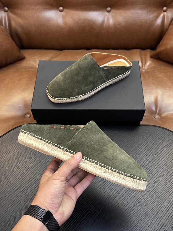 Kiton 남성 소가죽 운동화 001-287108