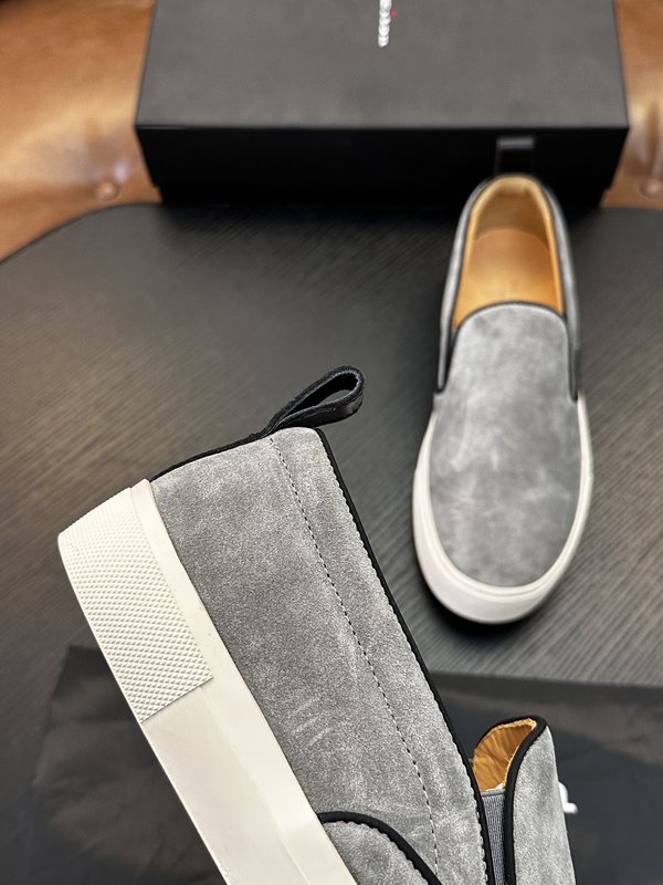 Kiton 남성 송아지가죽 운동화 001-287115