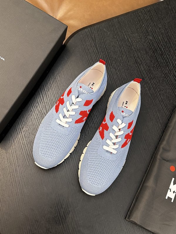 Kiton 남성 니트 운동화 001-287128