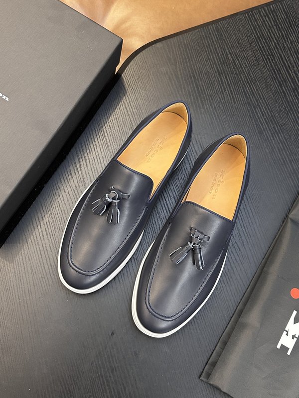 Kiton 남성 소가죽 운동화 001-287138