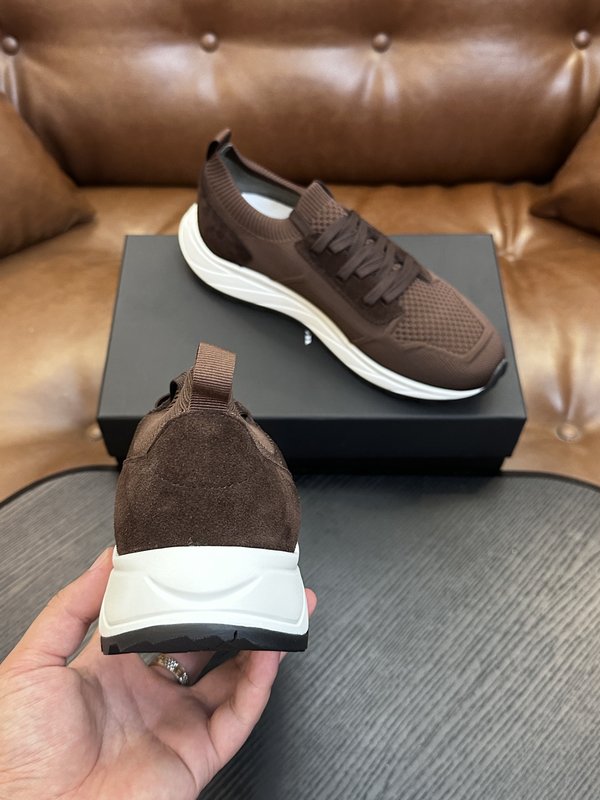Kiton 남성 니트 패브릭 운동화 001-287144