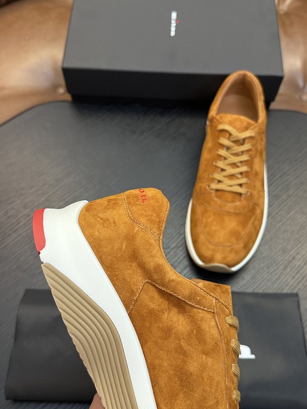 Kiton 남성용 송아지가죽 운동화 001-287150