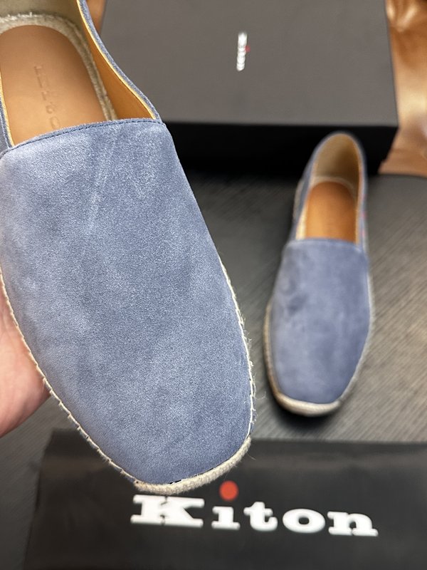 Kiton 남성 소가죽 운동화 001-287159