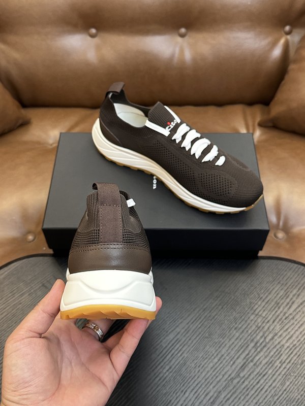 Kiton 남성 니트 소재 운동화 001-287163