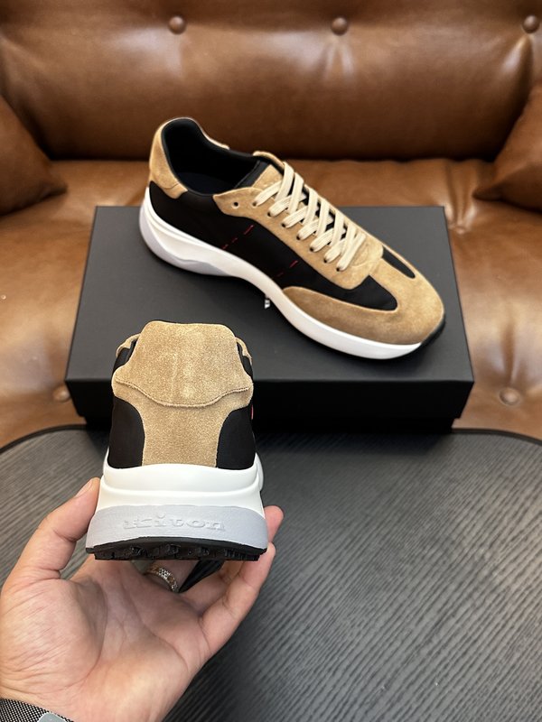 Kiton 소가죽 남성 스니커즈 001-287168