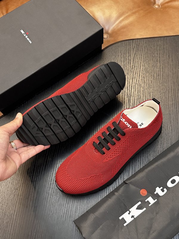 Kiton 남성용 니트 운동화 001-287188