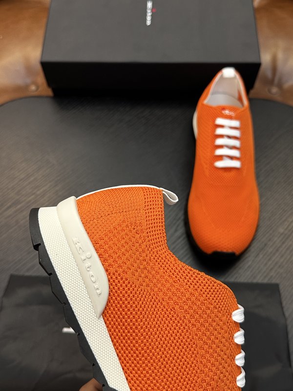 Kiton 니트 소재 운동화 001-287190