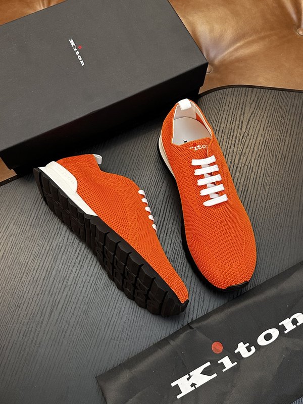Kiton 니트 소재 운동화 001-287190