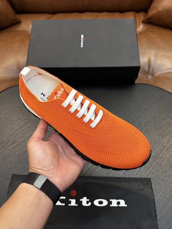 Kiton 니트 소재 운동화 001-287190
