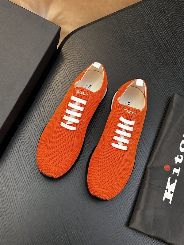 Kiton 니트 소재 운동화 001-287190
