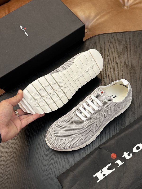 Kiton 남성용 니트 소재 운동화 001-287191