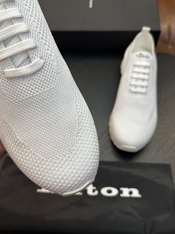 Kiton 남성 니트 소재 운동화 001-287194