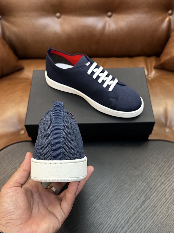 Kiton 남성 니트 소재 운동화 001-287196