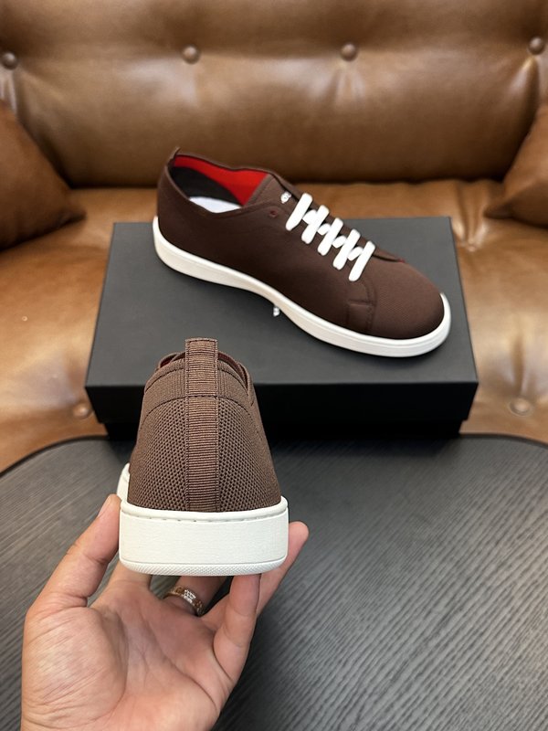 Kiton 남성 니트 소재 운동화 001-287197