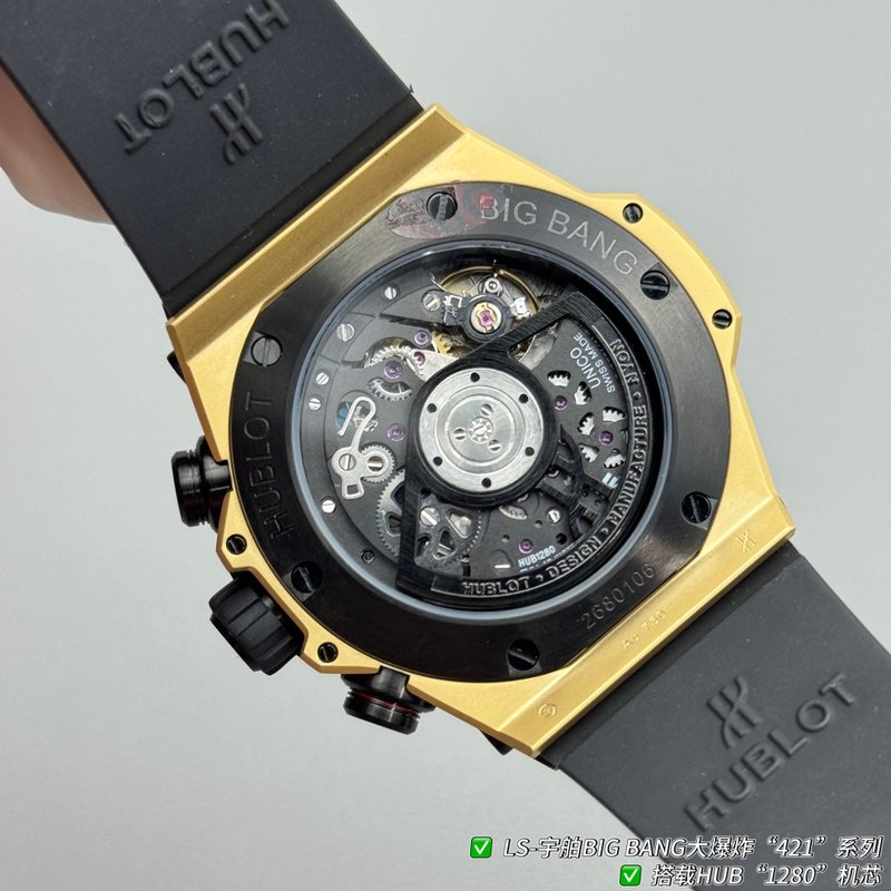 HUBLOT 빅뱅 44mm 최고 버전 시계 001-287203