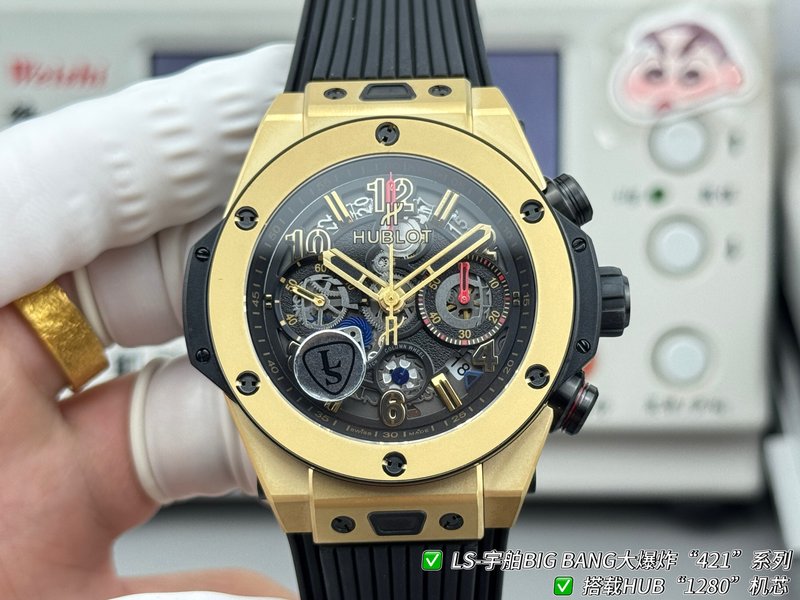 HUBLOT 빅뱅 44mm 최고 버전 시계 001-287203