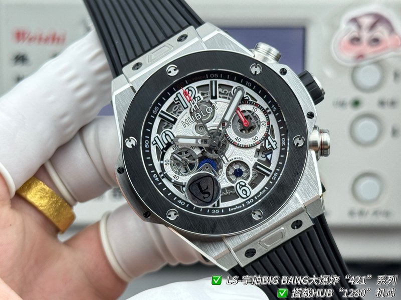 HUBLOT 빅뱅 44mm 시계 최고 버전 001-287204