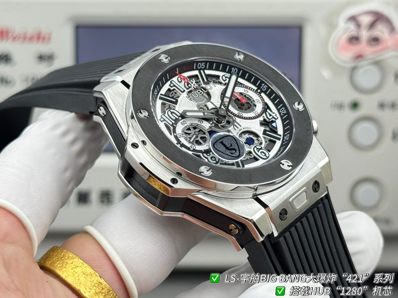 HUBLOT 빅뱅 44mm 시계 최고 버전 001-287204
